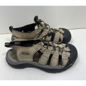 Keen Waterproof Newport H2 Sandals Women's 7.5 Tan Beige Outdoor Shoes Slingback